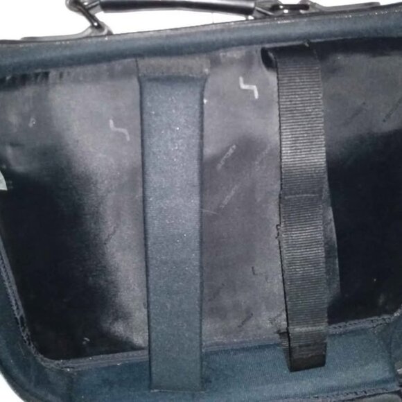 Sumdex Black Leather Laptop Briefcase - Picture 4 of 9